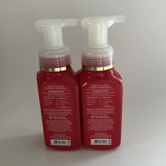 BBW 🆕 FROSTED CRANBERRY HAND SOAP 2 - Pack - Picture 4 of 7